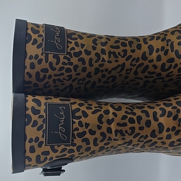 Joules cheetah print rain boots size 9 - Picture 2 of 7